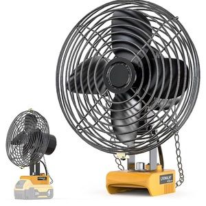 Portable Fan for Dewalt 20v Battery